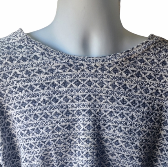 Per Se Classic Cozy Women's Blue Crewneck Sweater - Picture 5 of 11